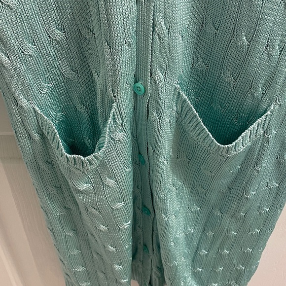 Ralph Lauren Silk Button Down Cardigan - Picture 9 of 16